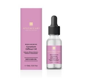 Apothecary Geranium Diffuser Oil 15ml Vegan Essential Oil Aromatherapy New Seal